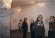 José Mendonça Brasil e Ávila na inauguração de uma exposição no Palácio dos Capitães Generais