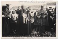 Chegada de D. Fernando Cento, Núncio Apostólico em Portugal - Entrada na Sé - Bispo D. Manuel Afonso de Carvalho, Francisco Valadão 