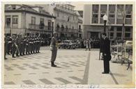 Parada Militar na Praça da Restauração - Cumprimento a Teotónio Pires 