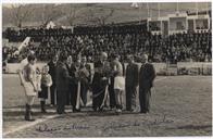 Retrato no Campo de Jogos - Realização da Taça Ilha Terceira e Taça do V Centenário - Angra vs. Praia - Cândido Forjaz, Francisco Valadão, Rocha Alves