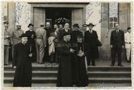 Chegada à Terceira de dois Arcebispos de Évora e de Mitilene e do Bispo de Timor - Capitão Marques Cadete, Padre Rocha, Anselmo da Silveira, Leal Armas, Vigário Pereira da Silva, Manuel Salgueiros, Manuel Santos Rocha, Agnelo, Francisco Valadão, Henrique Flores, Cónego Candelária, Cónego Jeremias, Couto <span class="hilite">Oliveira</span>, Serrão Guerra, Vigário Rocha.