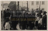 Inauguração do Monumento e Lápide na Casa onde viveu Francisco Ferreira Drummond - Cortejo de Homenagem - Mocidade Portuguesa Feminina, Cândido Forjaz, Francisco valadão, Corte-Real e Amaral, Manuel Sousa Menezes, Coronel João Alpoim, Major Frederico Lopes.