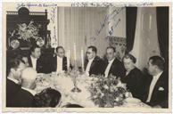 Jantar do Palácio do Governo Civil - Tenete-Coronel José Agostinho, Leal Armas, Ramiro Valadão, Carlos Menezes, Henrique Flores, João Afonso, Baptista de Lima, Henrique da Costa Braz 