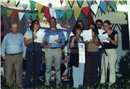 José Mendonça Brasil e Ávila numa festa na Escola Básica Integrada de Angra do Heroísmo (ano letivo de 2000-2001)