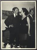 Natália Correia com Marcel Marceau