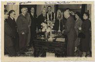 Retrato no Palácio do Governo Civil - Dia das Forças Armadas - Smith, Dr. Mendonça, Francisco Valadão, Rocha Alves, Manuel de Sousa Menezes