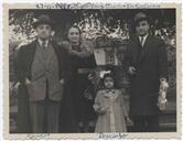 Retrato de Francisco, Evangelina, Ramiro e Maria Teresa Valadão - Jardim Público de Angra - Entrada da Ladeira de São Francisco 