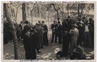 Inauguração do Chafariz da Mata da Serreta - Monjardim, Francisco Valadão, Sousa Menezes, Cândido Forjaz, Linhares Santos, Ázera 