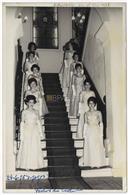 Festas da Cidade - 1963 - Jogos Florais - Retrato na escadaria da Câmara Municipal de Angra